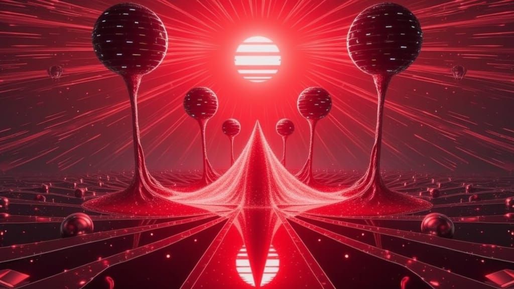 <lora:Inverse V1:1.0> A cybernetic city, red