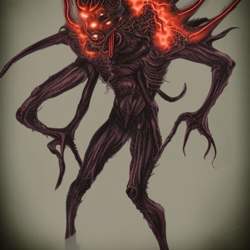 Ancient Demon with Immense Power - AI Generated Artwork - NightCafe Creator