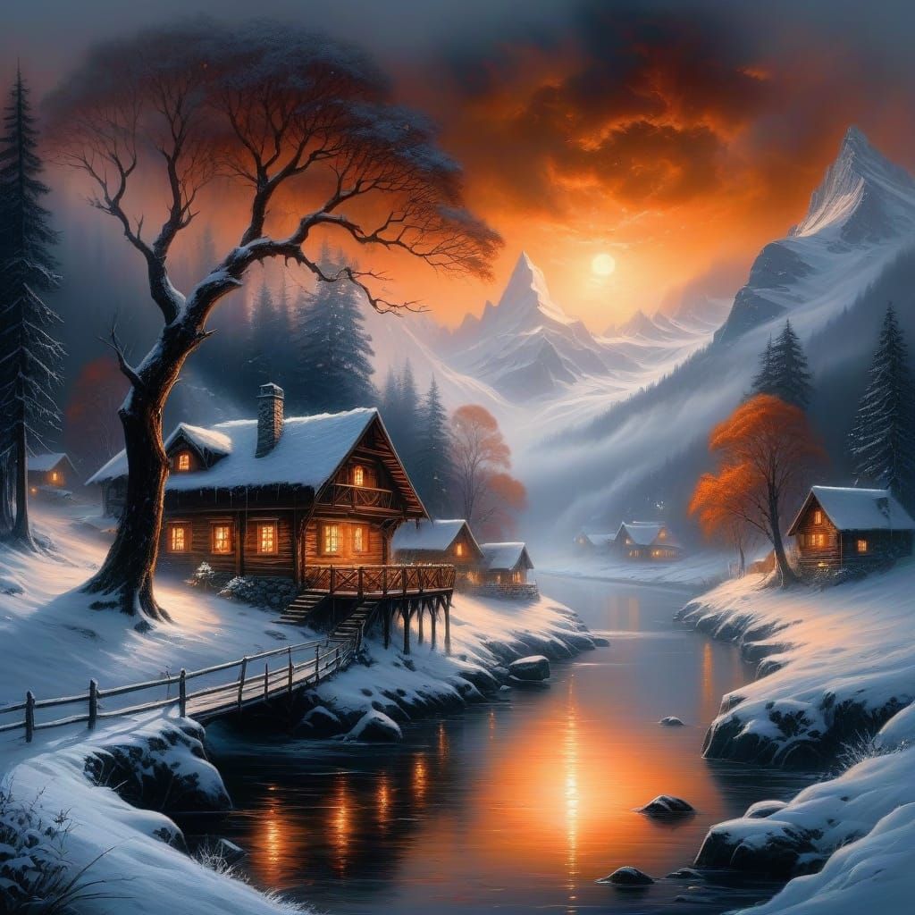 A Switzerland Mountain Winter #2