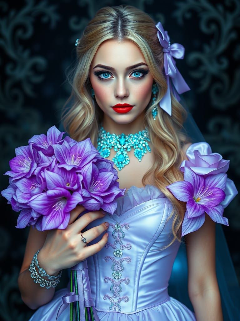 Ethereal Beauty in Baroque Opulence