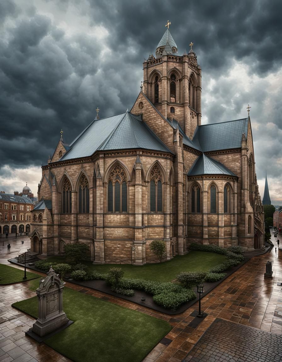  portrait of a church