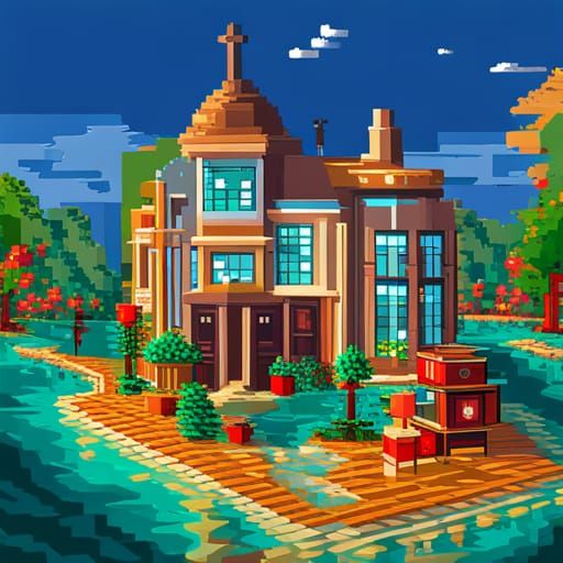 Pixel Art - AI Generated Artwork - NightCafe Creator