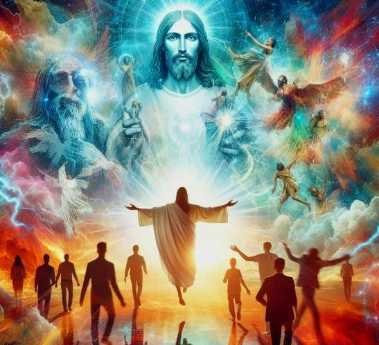 2/07/2025-Double Exposure Jesus Casting out Demons From Heav...