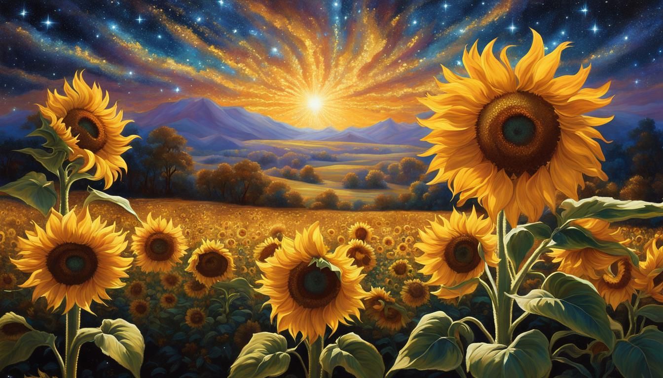 Sunflowers  by @Textured Color