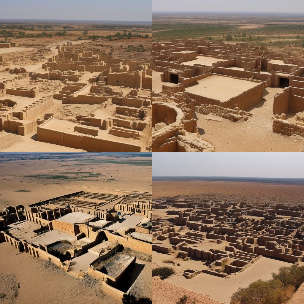 Ancient Elamite desert city