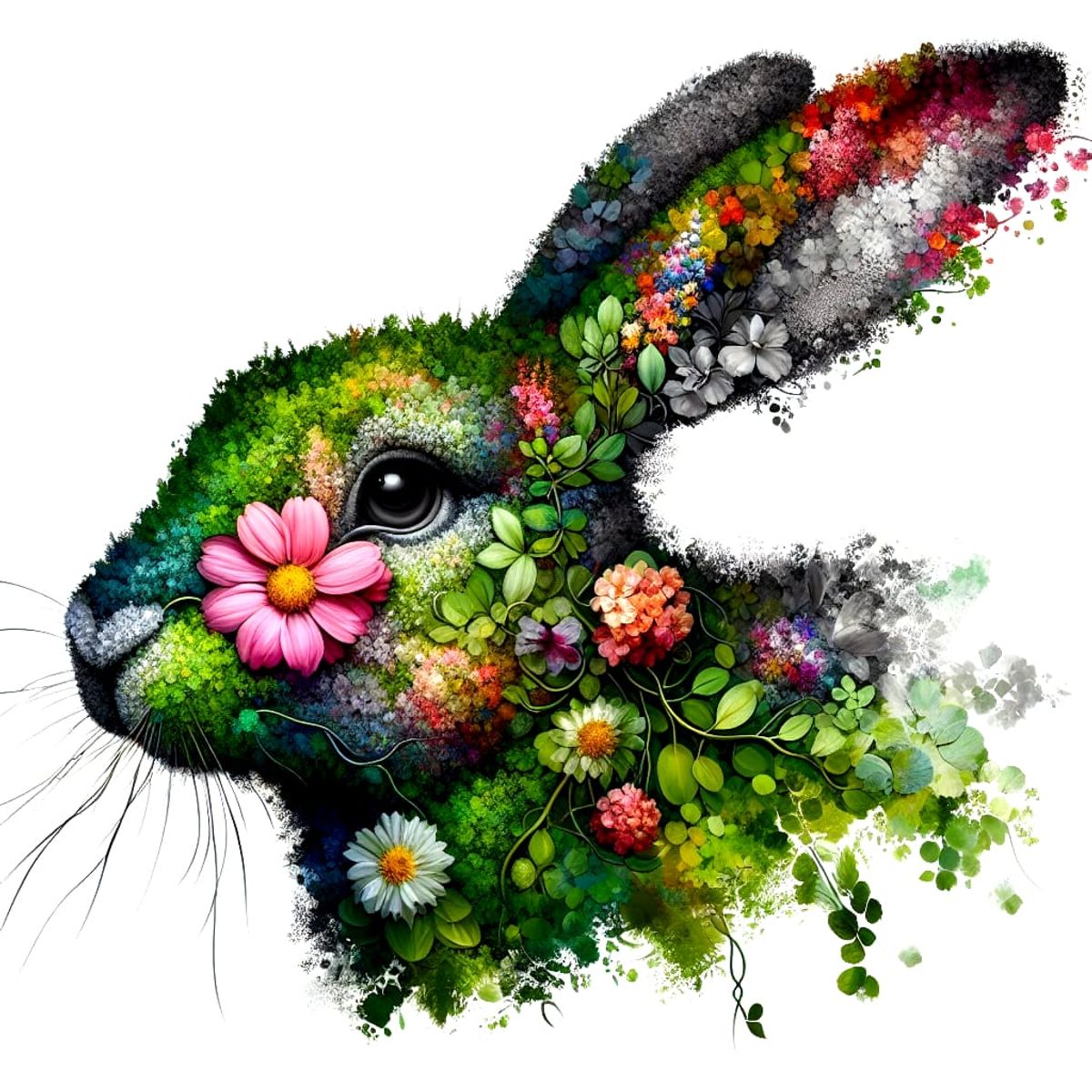 Hedge Bunny AI Generated Artwork NightCafe Creator