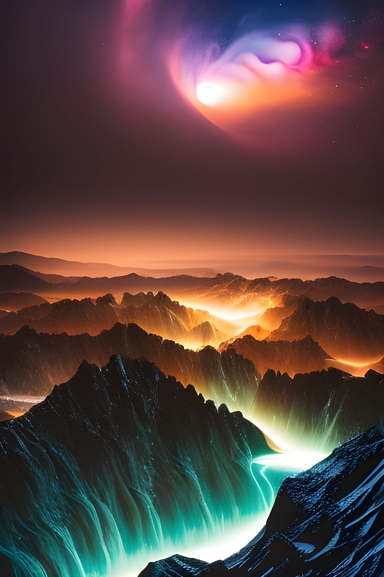 Cosmic explosion
