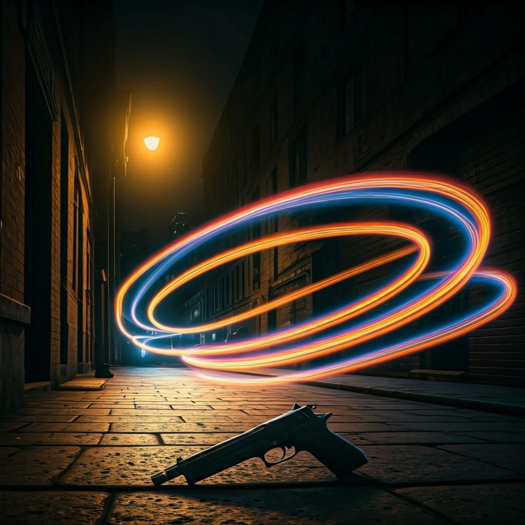 Handgun on Quiet Street Evokes Impending Chaos