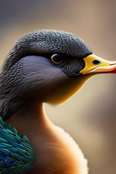 Cute duck