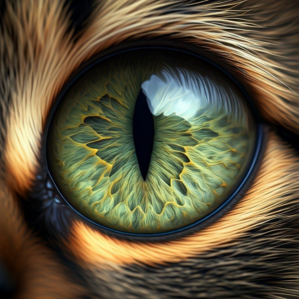 Eye-precision at an impossible level.🐈‍⬛  by @The guitar man