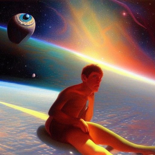 In love in space but alone
