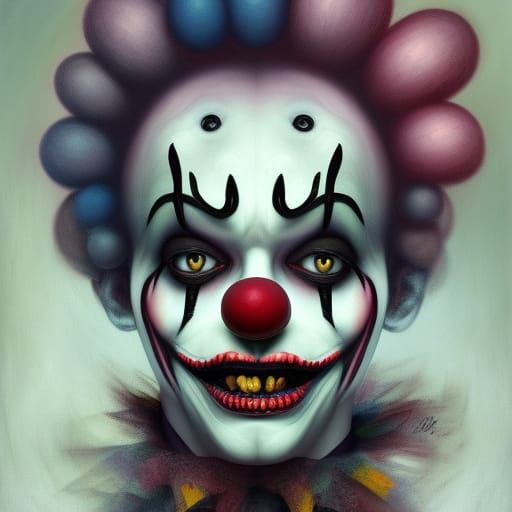 Clown - AI Generated Artwork - NightCafe Creator