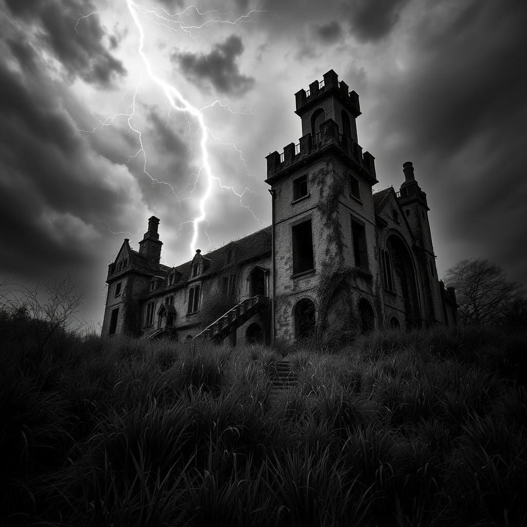 Moody Cinema, Abandoned Castle Scene DC1004  by @paulie