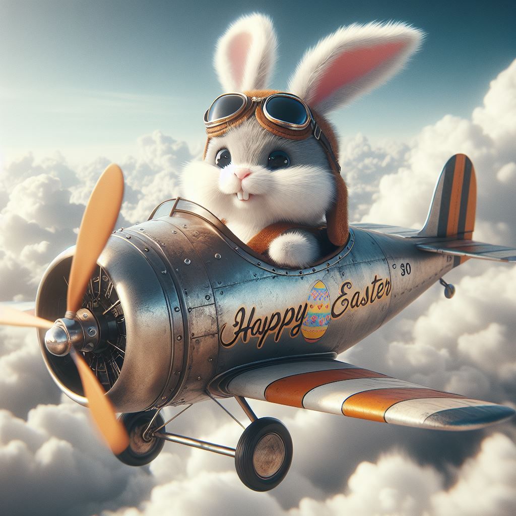 Happy Easter! (Custom-striped for Easter Bunny)