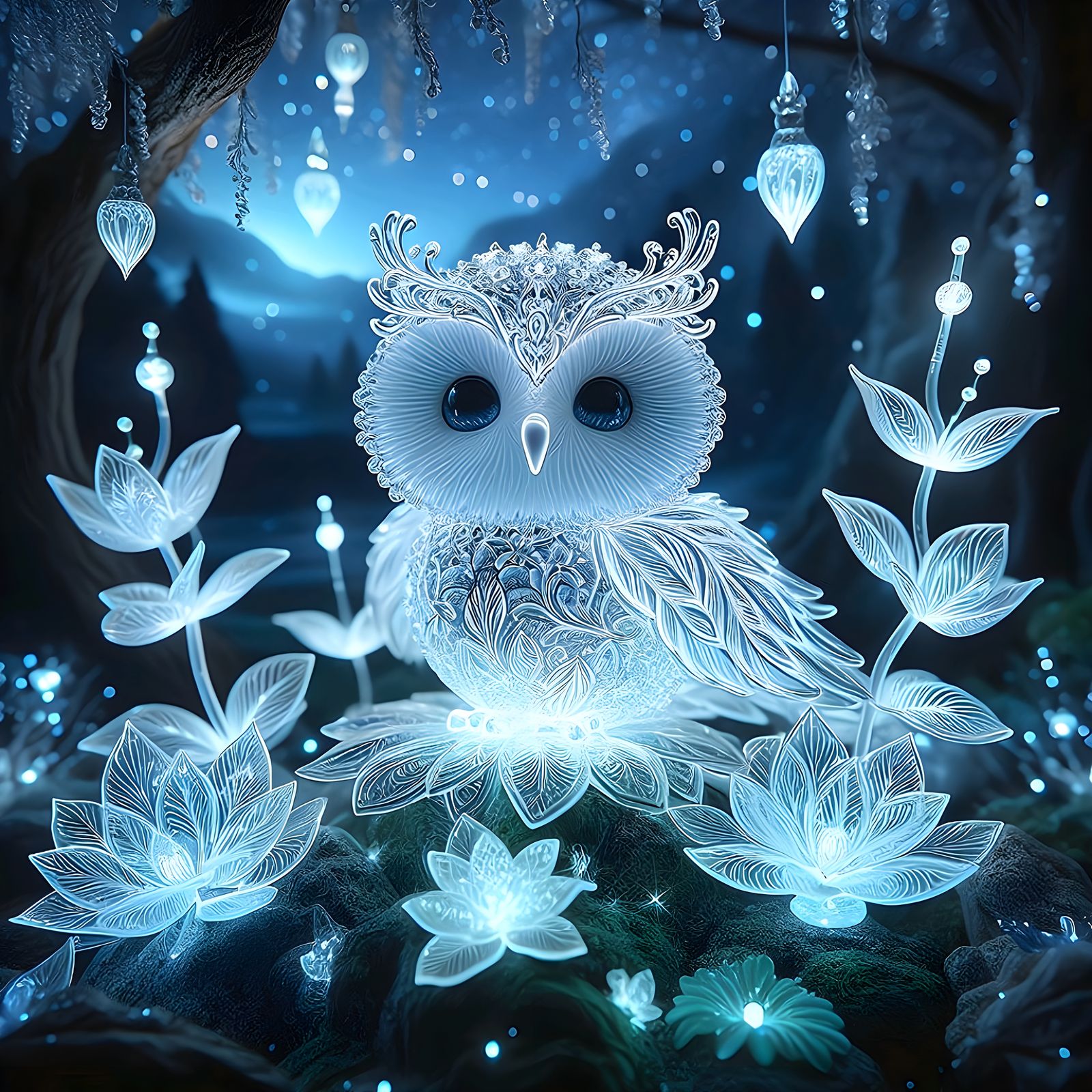 Glass owl