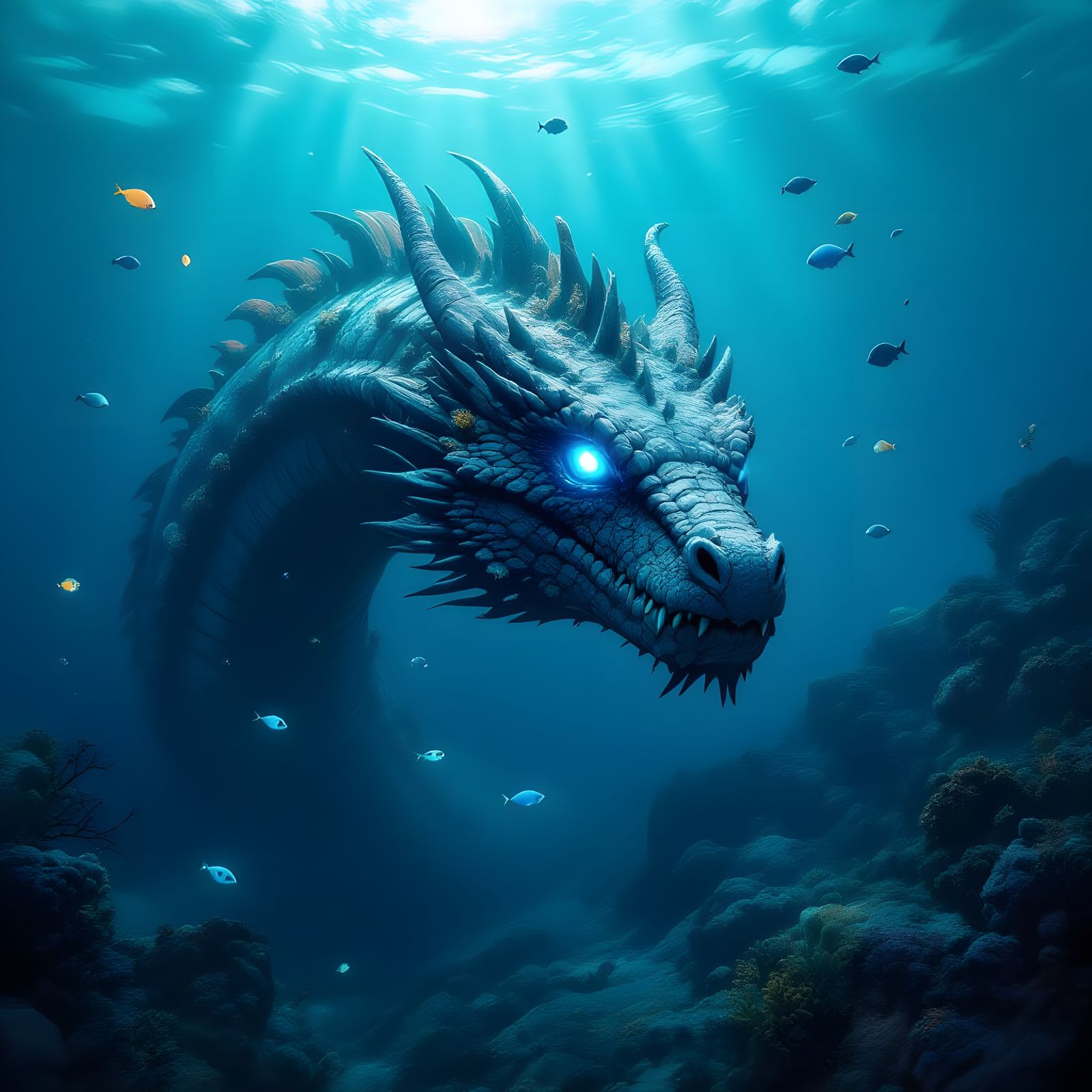 Here, There Be Dragons  by @Camellia Lane