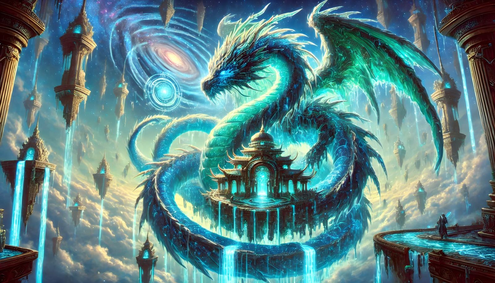 Turquoise Dragon Guardian