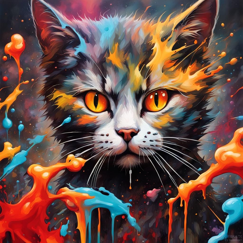 Cats playing with matches and starting fires. - AI Generated Artwork ...