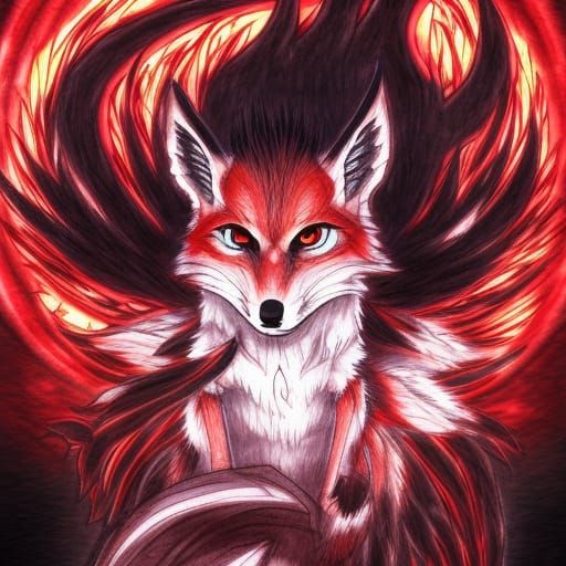 Kitsune - AI Generated Artwork - NightCafe Creator