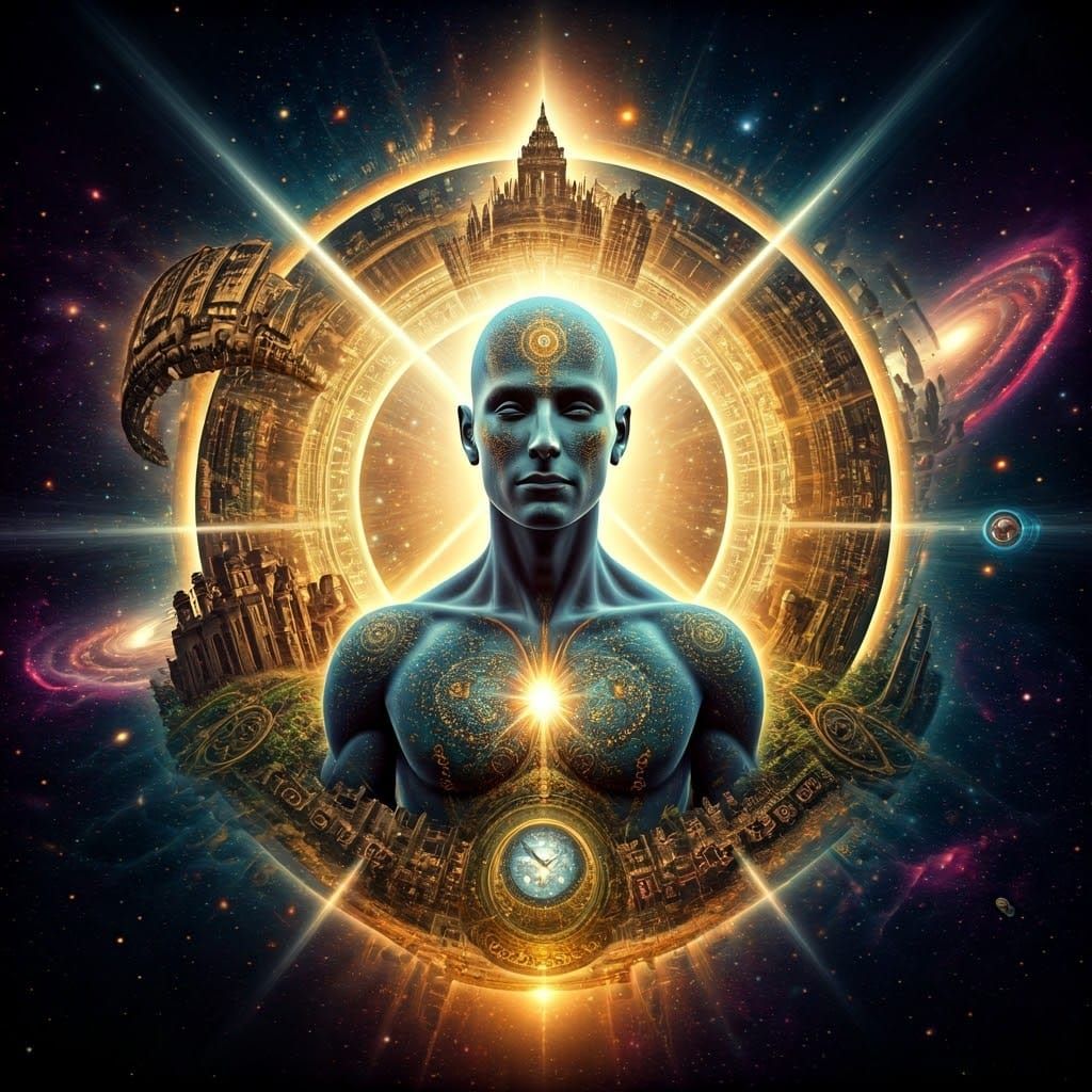 Unity of Humanity and Cosmos in Cosmic Harmony