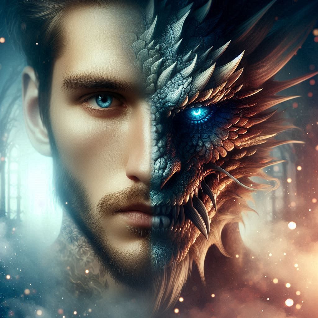 Half Man/ Half Dragon