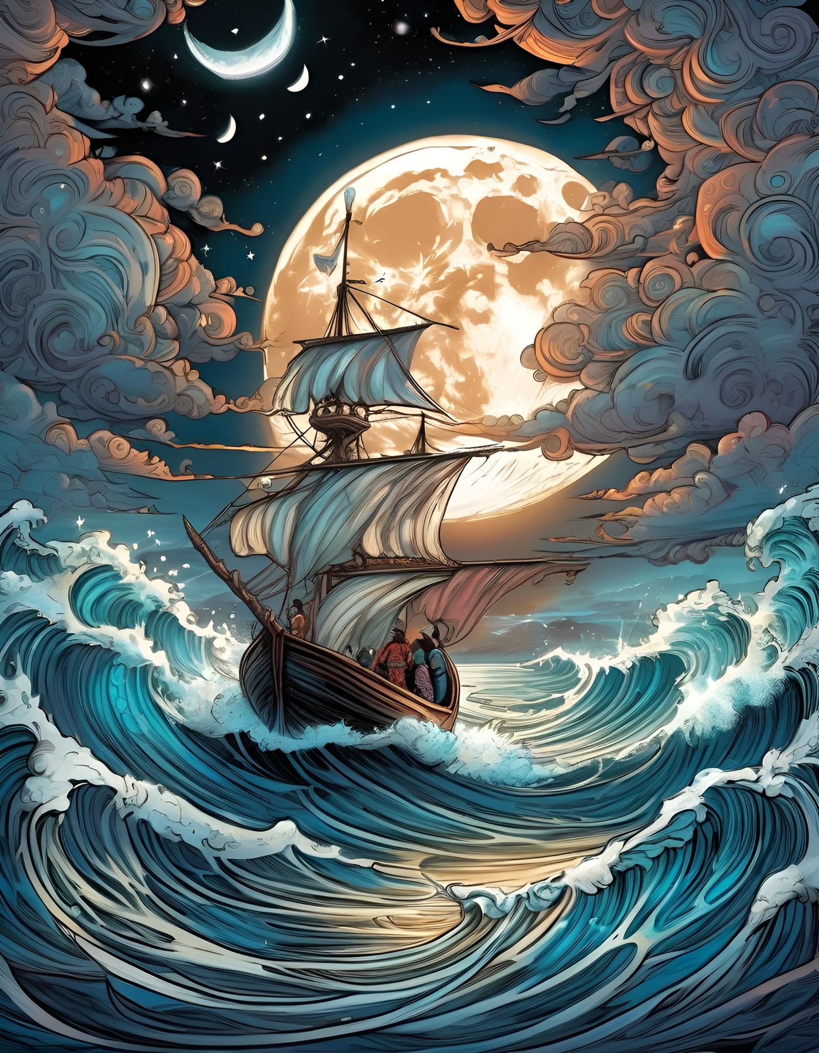 Racing The Moon  by @Username_Already_Taken