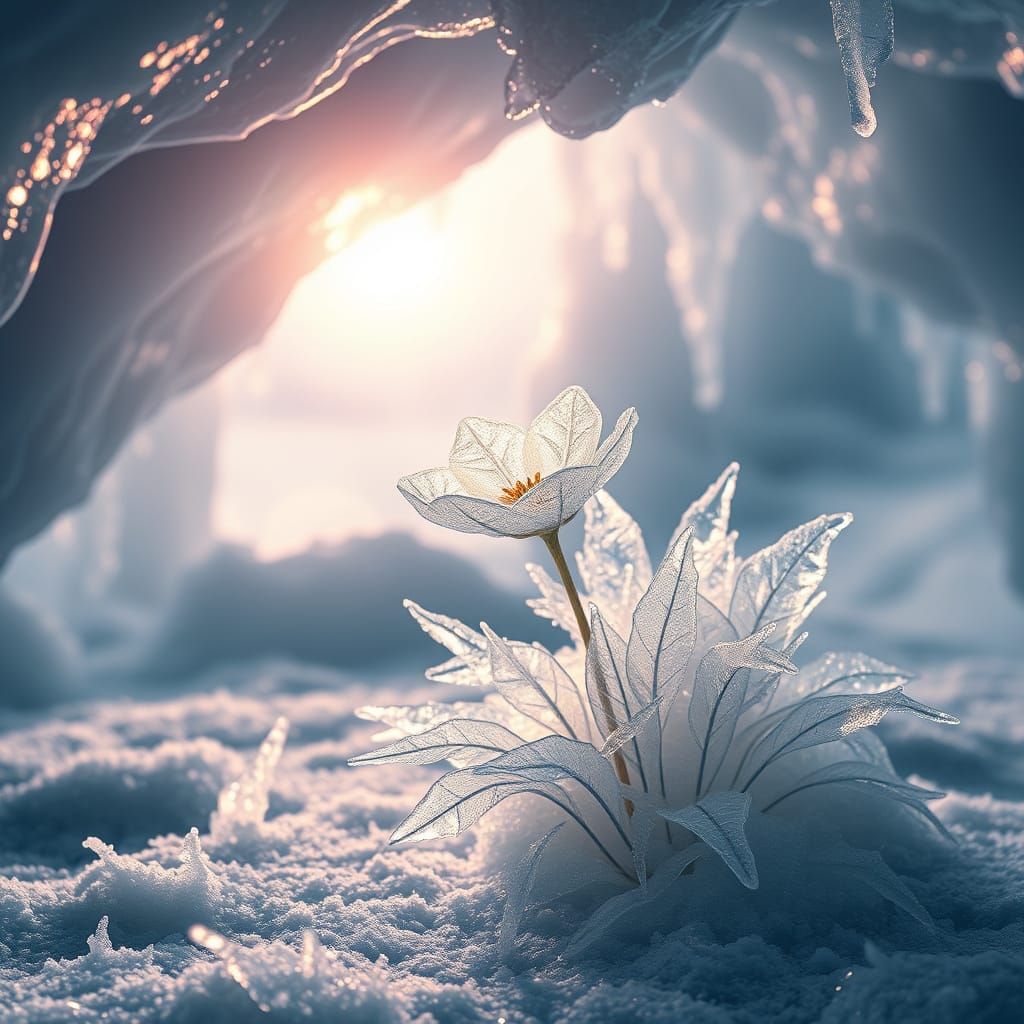 Ice Flowers  by @Lefteris Michael