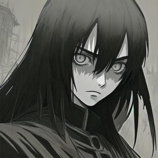 Post-Apocalyptic Woman in Film Noir Style