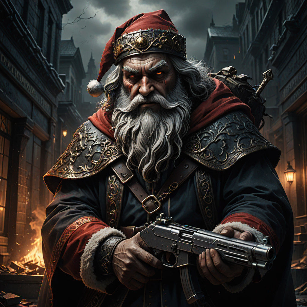 Santa has had enough   by @A_Ignorance