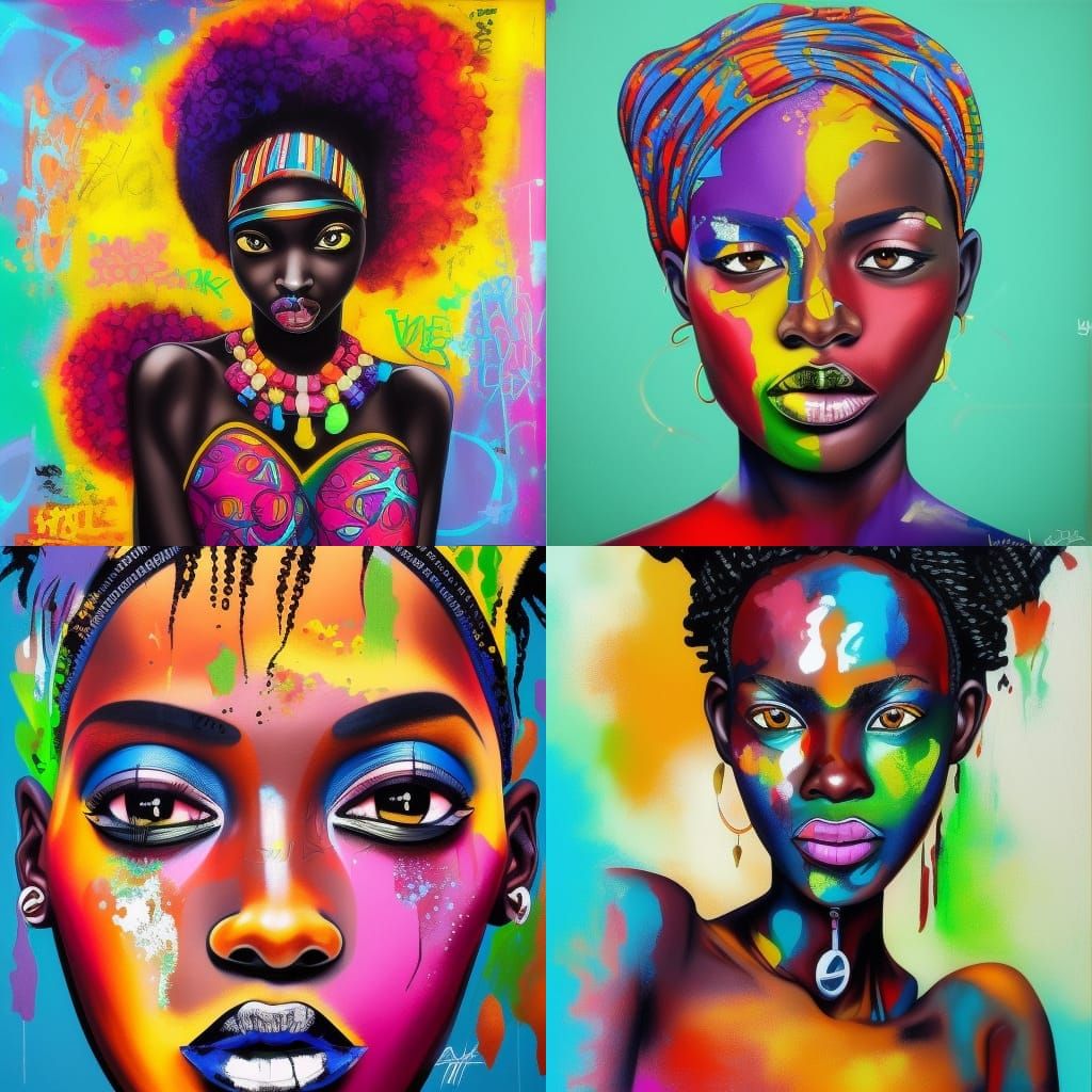 African Women - AI Generated Artwork - NightCafe Creator