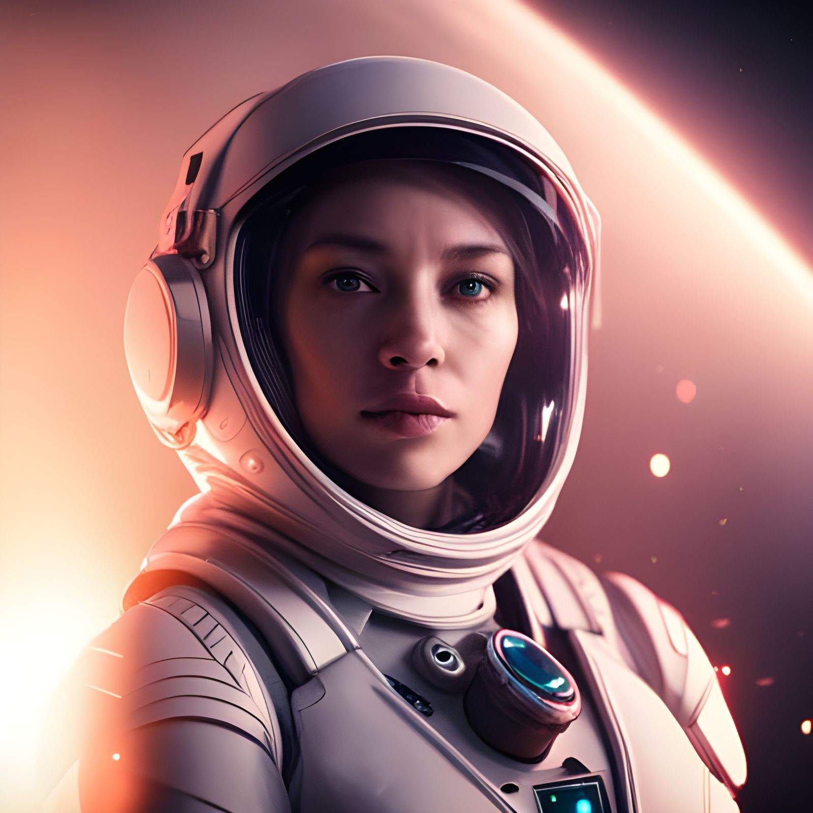 Astronaut woman - AI Generated Artwork - NightCafe Creator