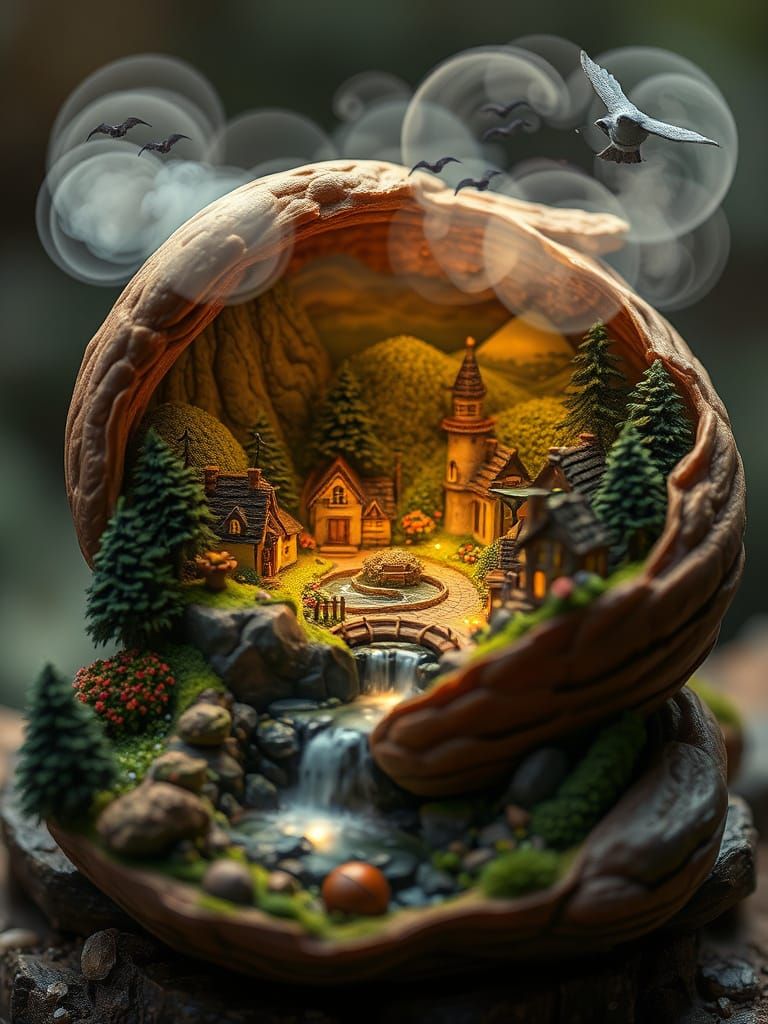 Miniature world   by @Ima