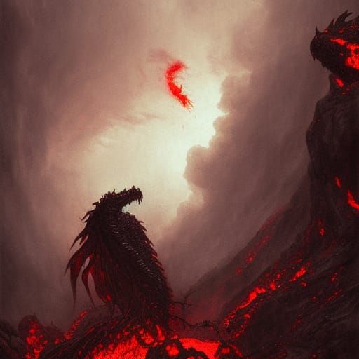 demon lava monster