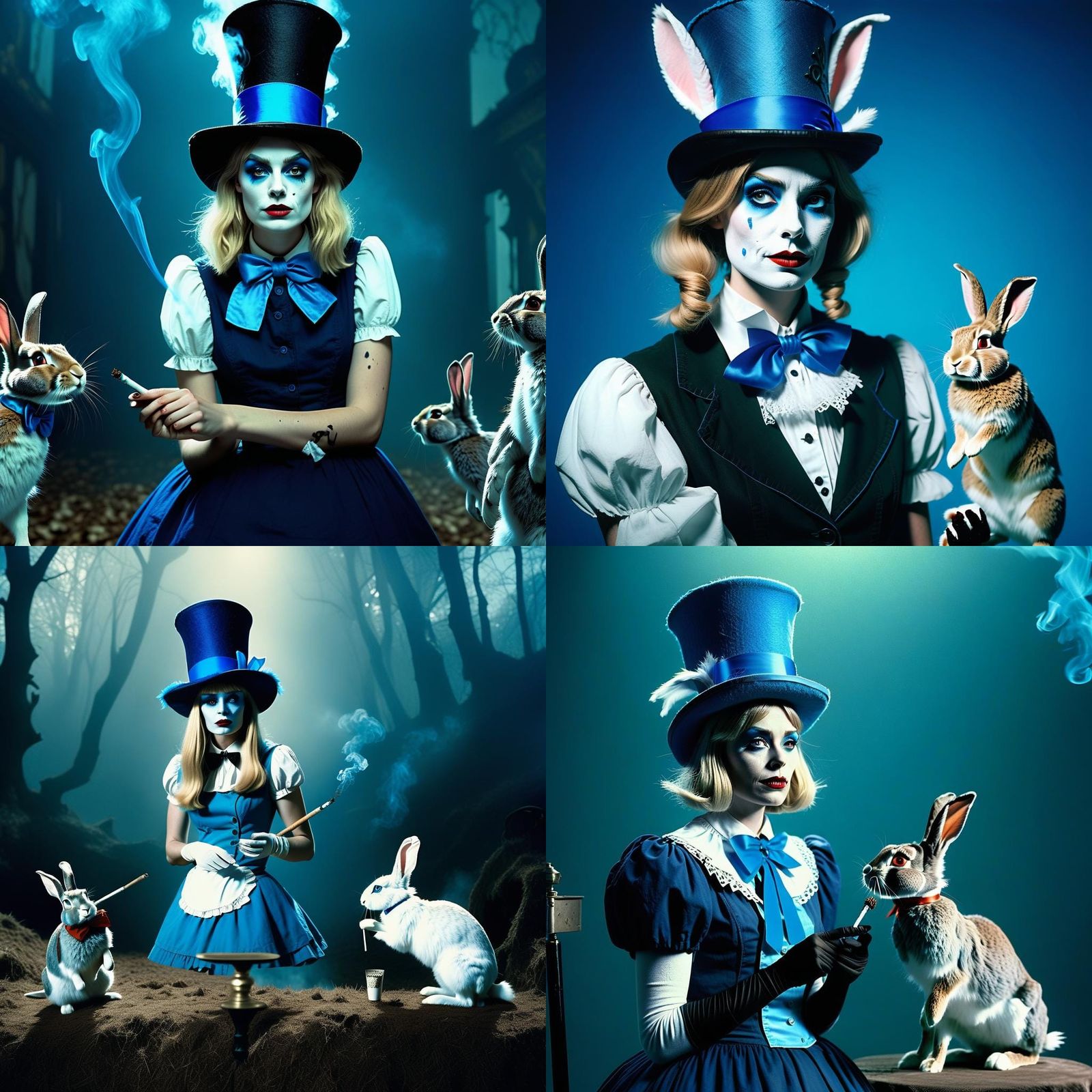 Alice in wonderland but an modern alice who does not give an...