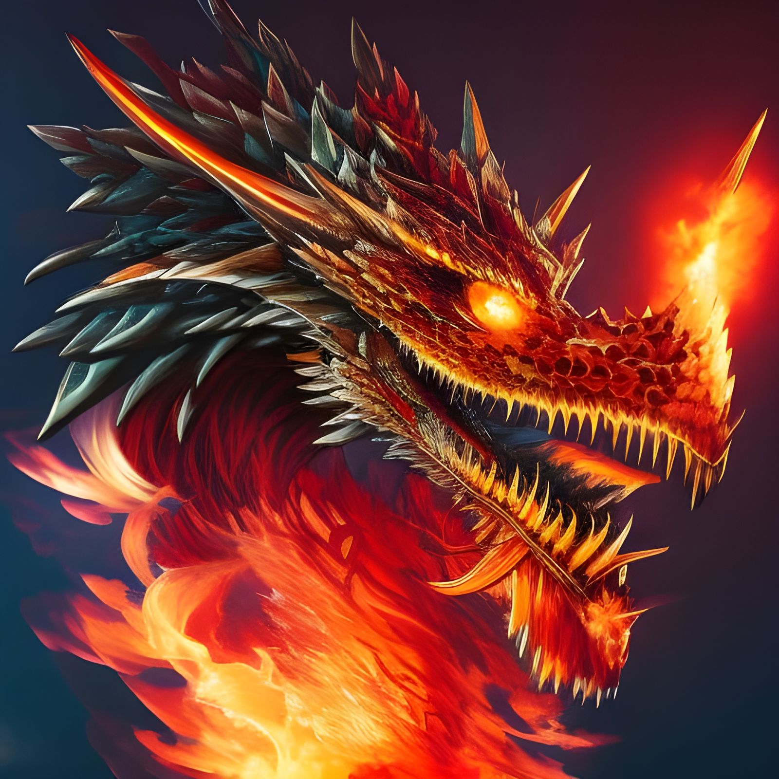 Dragon - AI Generated Artwork - NightCafe Creator