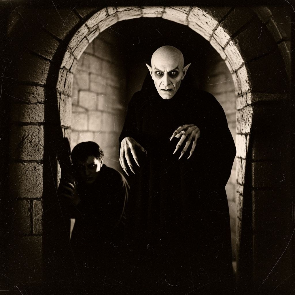 "Count Orlok" from 1922 silent horror film Nosferatu  by @DarK StaR