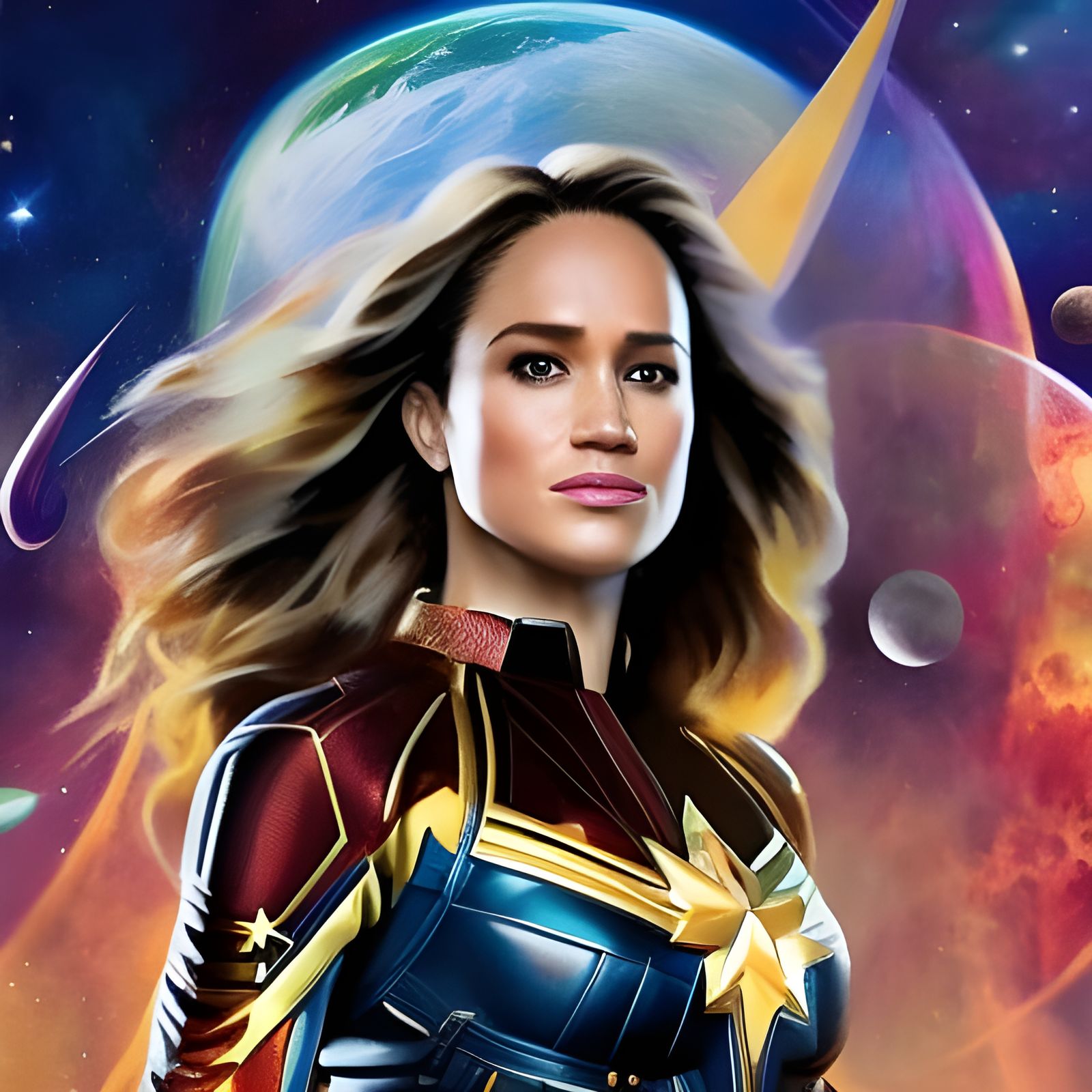 Captain Marvel - AI Generated Artwork - NightCafe Creator