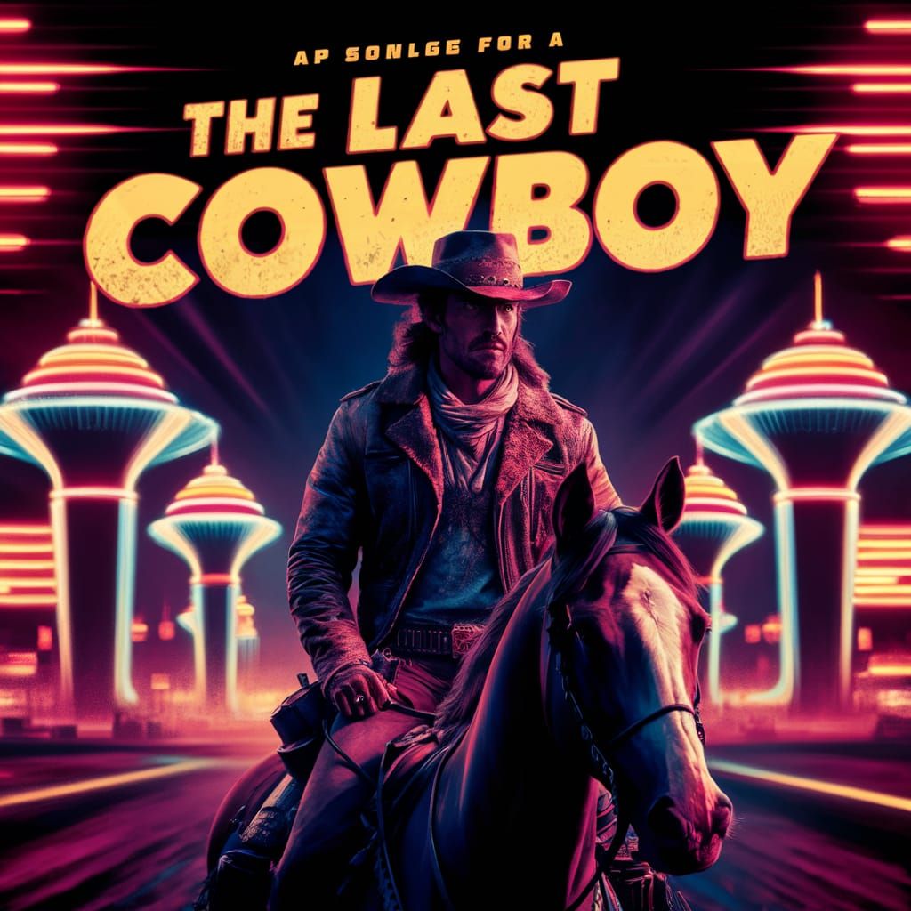 The Last Cowboy Movie Poster with the Title The Last Cowboy written on