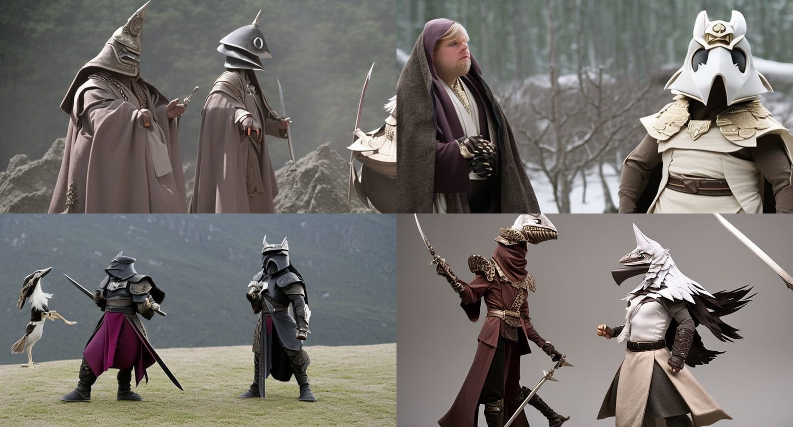 Highdefinition production stills from a movie crossover x-ra...