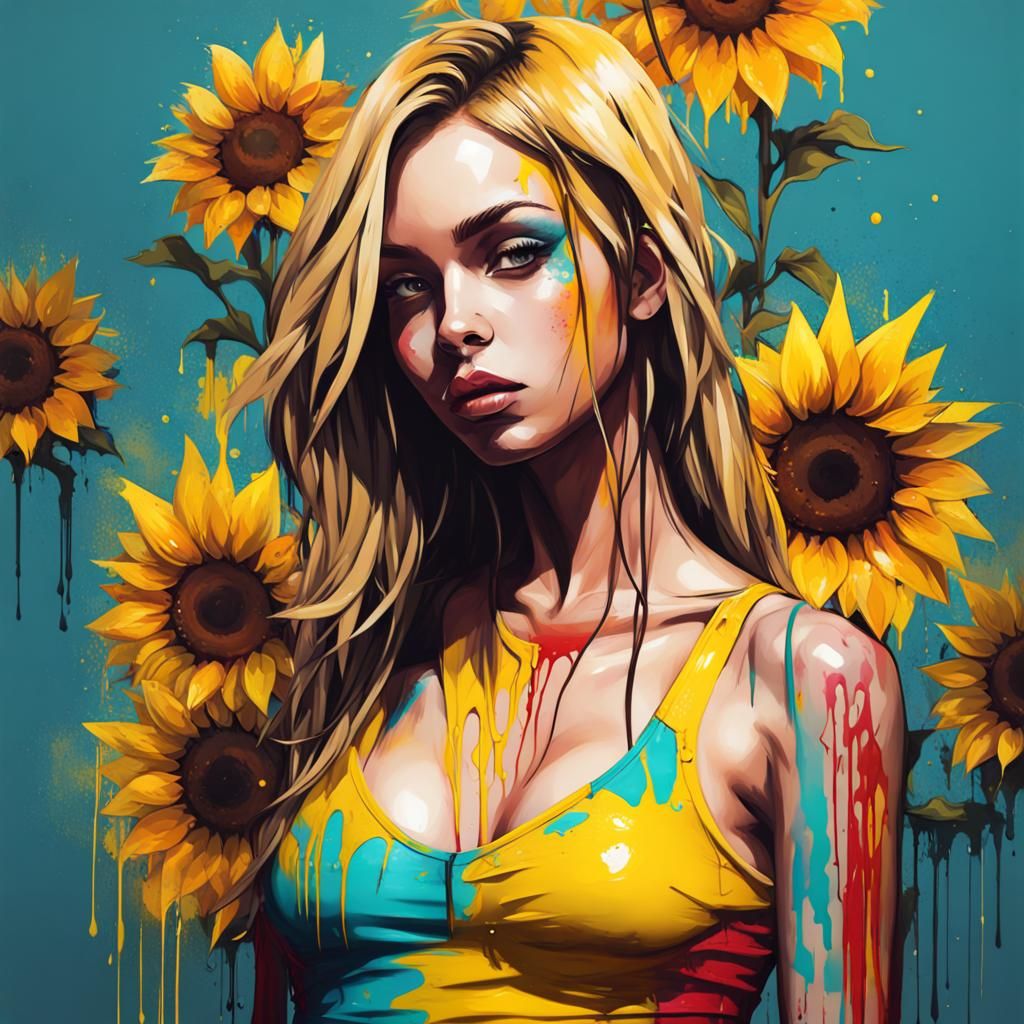 Sunflower girl 2