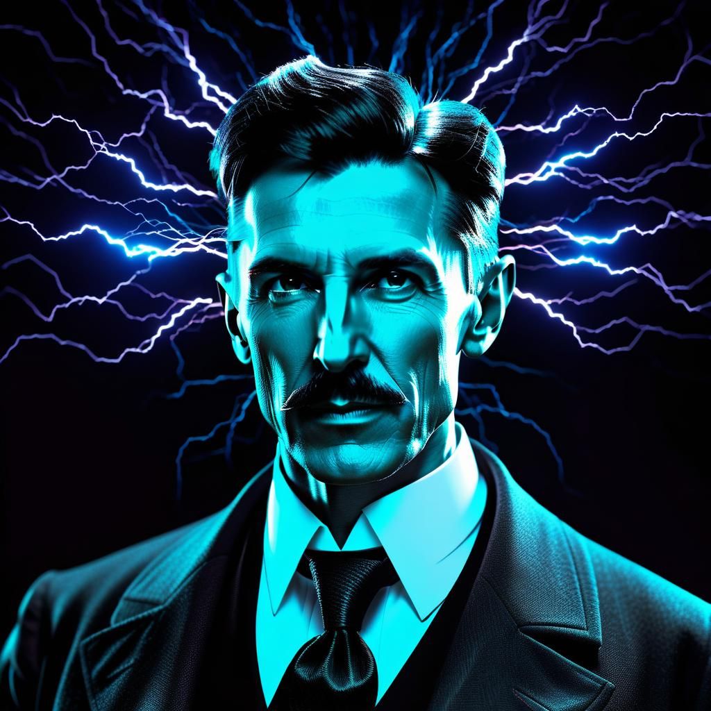 Nikola Tesla / Inventing electricity - AI Generated Artwork - NightCafe ...