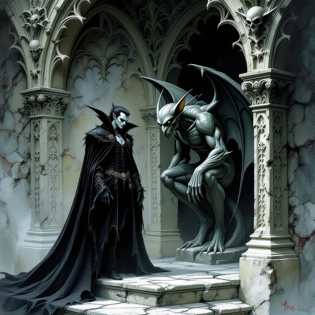 Вампир и гарги