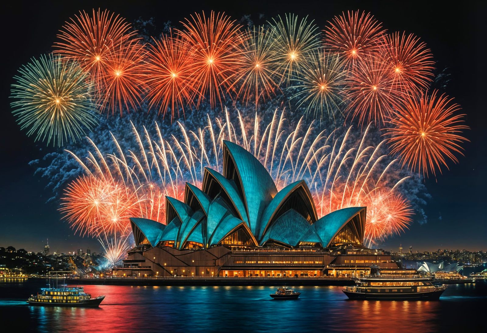 Fireworks Over Sydney Harbour—2025 Edition  by @Ren