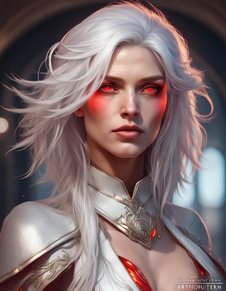 Red eyed woman - AI Generated Artwork - NightCafe Creator