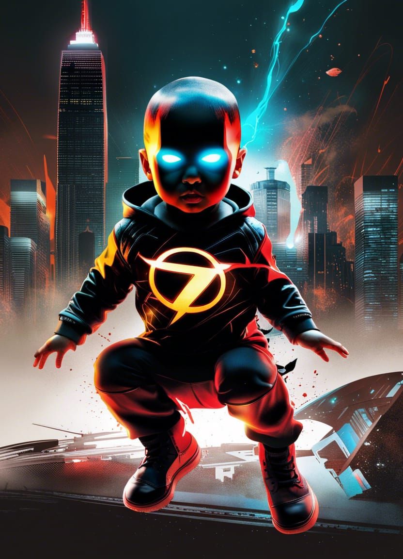 Toddler Flash Powers!