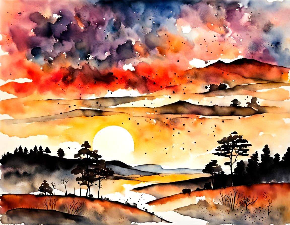 Wabi-sabi sunset   by @Andy