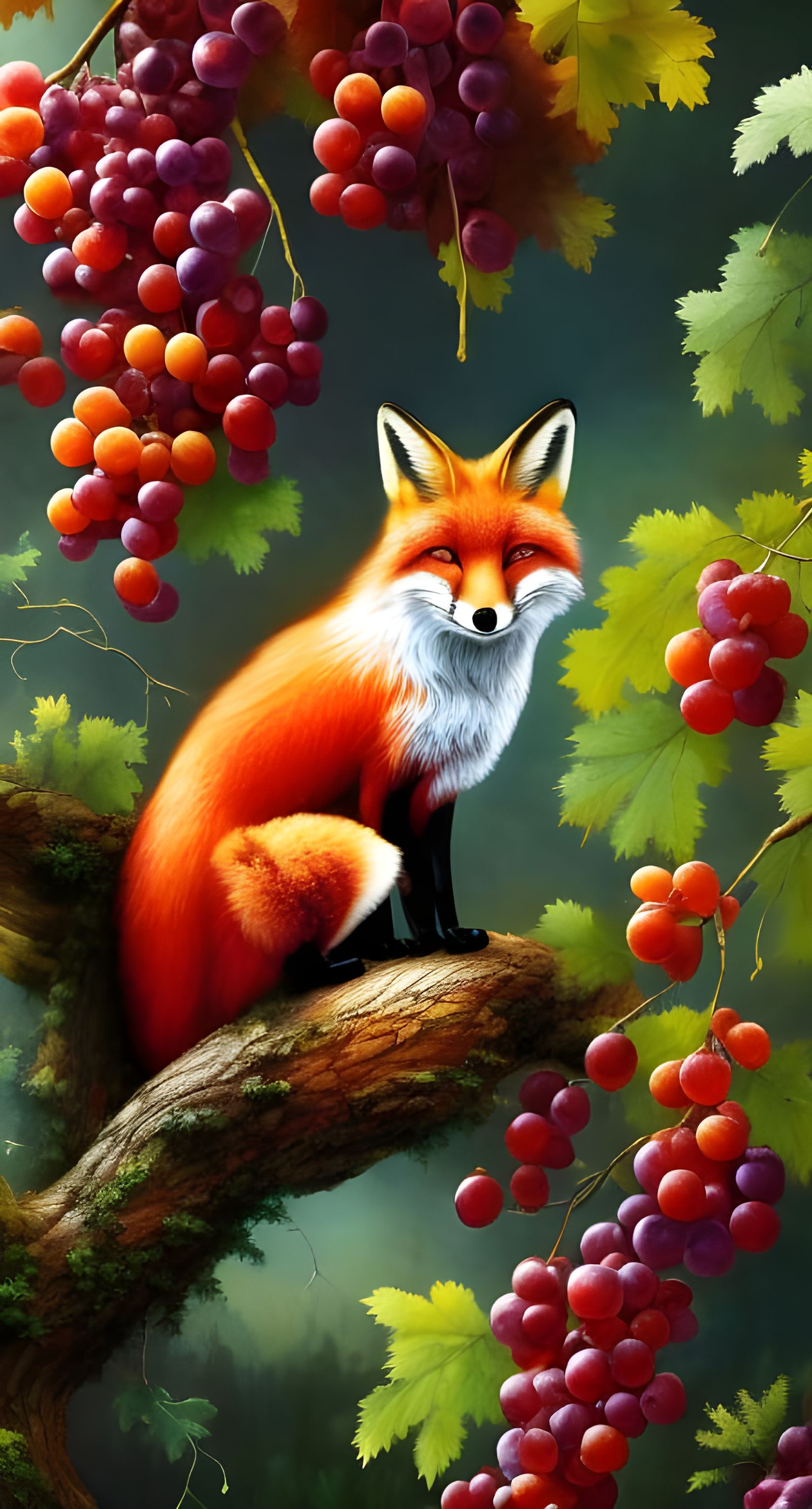 The Fox and the Grapes  by @Suola