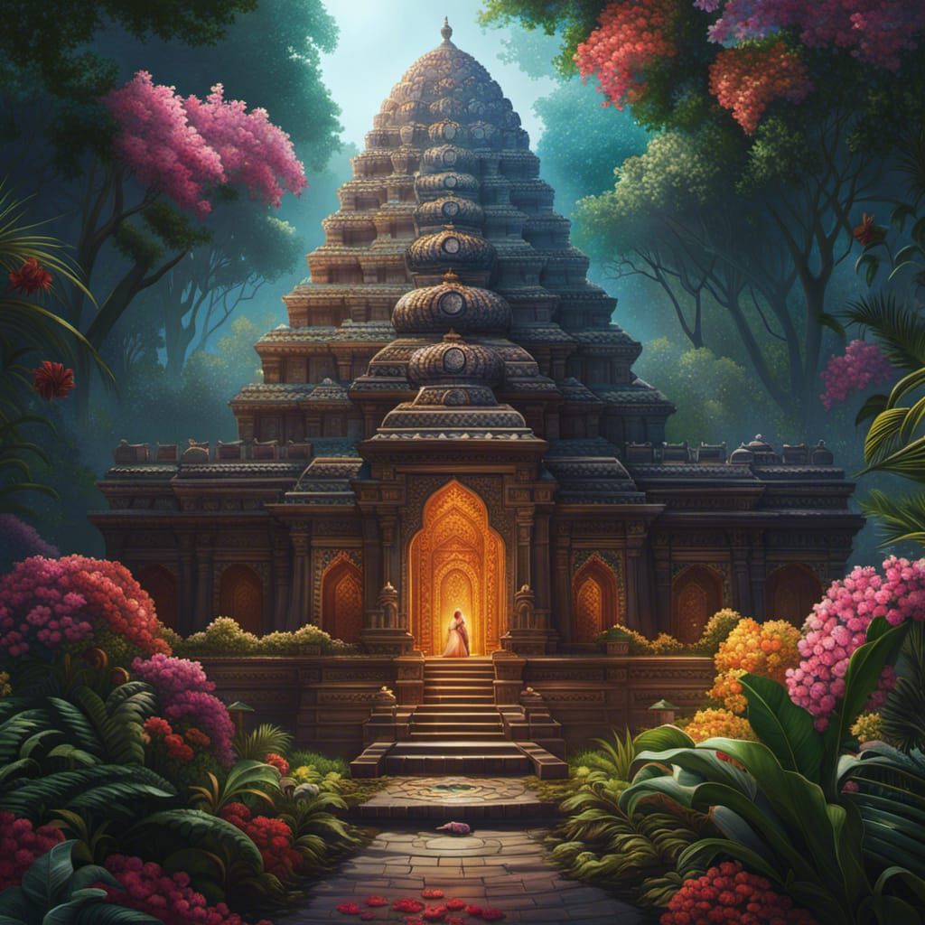 Temple - AI Generated Artwork - NightCafe Creator