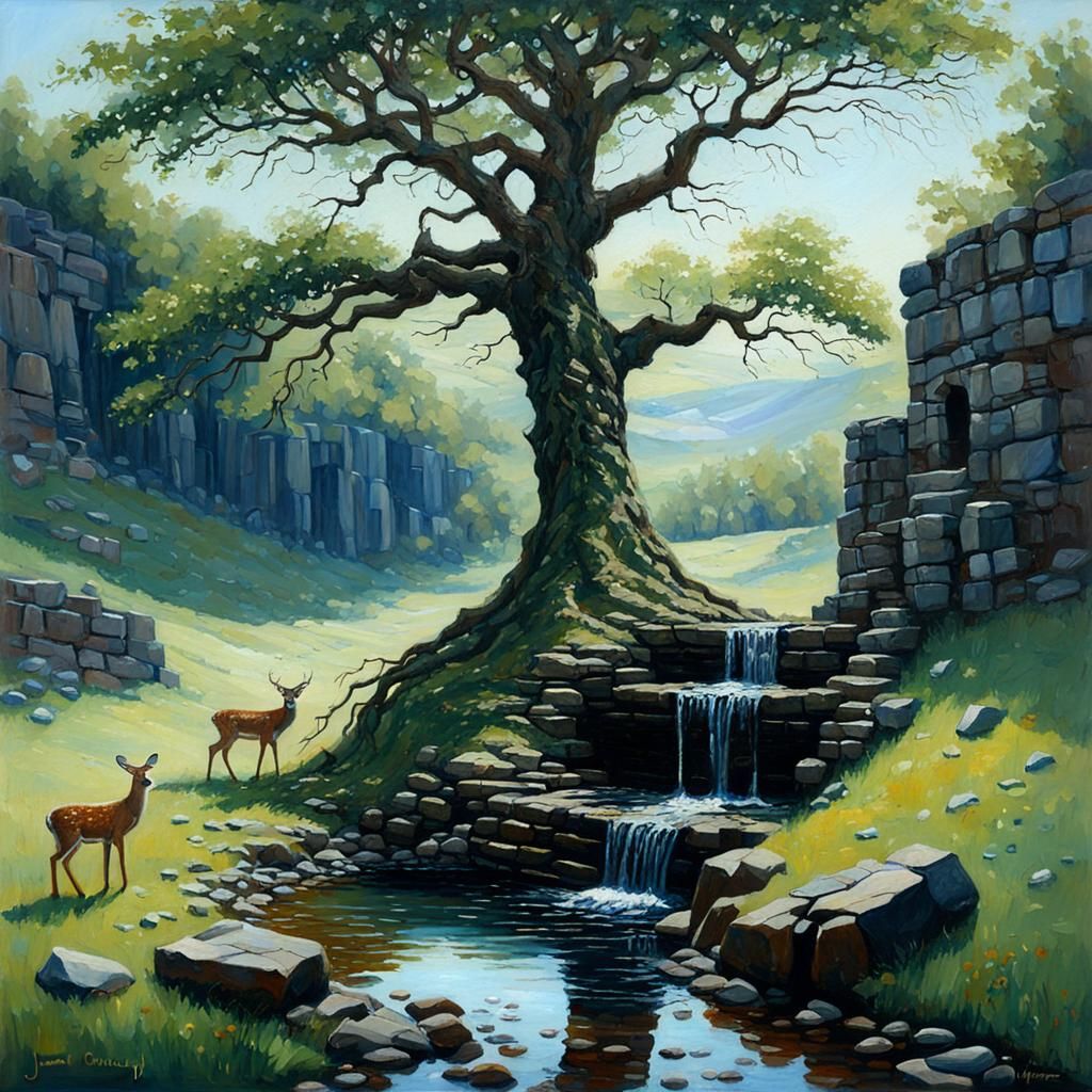 Rowan tree of life AI Generated Artwork NightCafe Creator