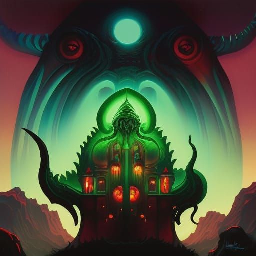 what the DEVIL looks like? ; The Eldritch horror Cthulhu by ...